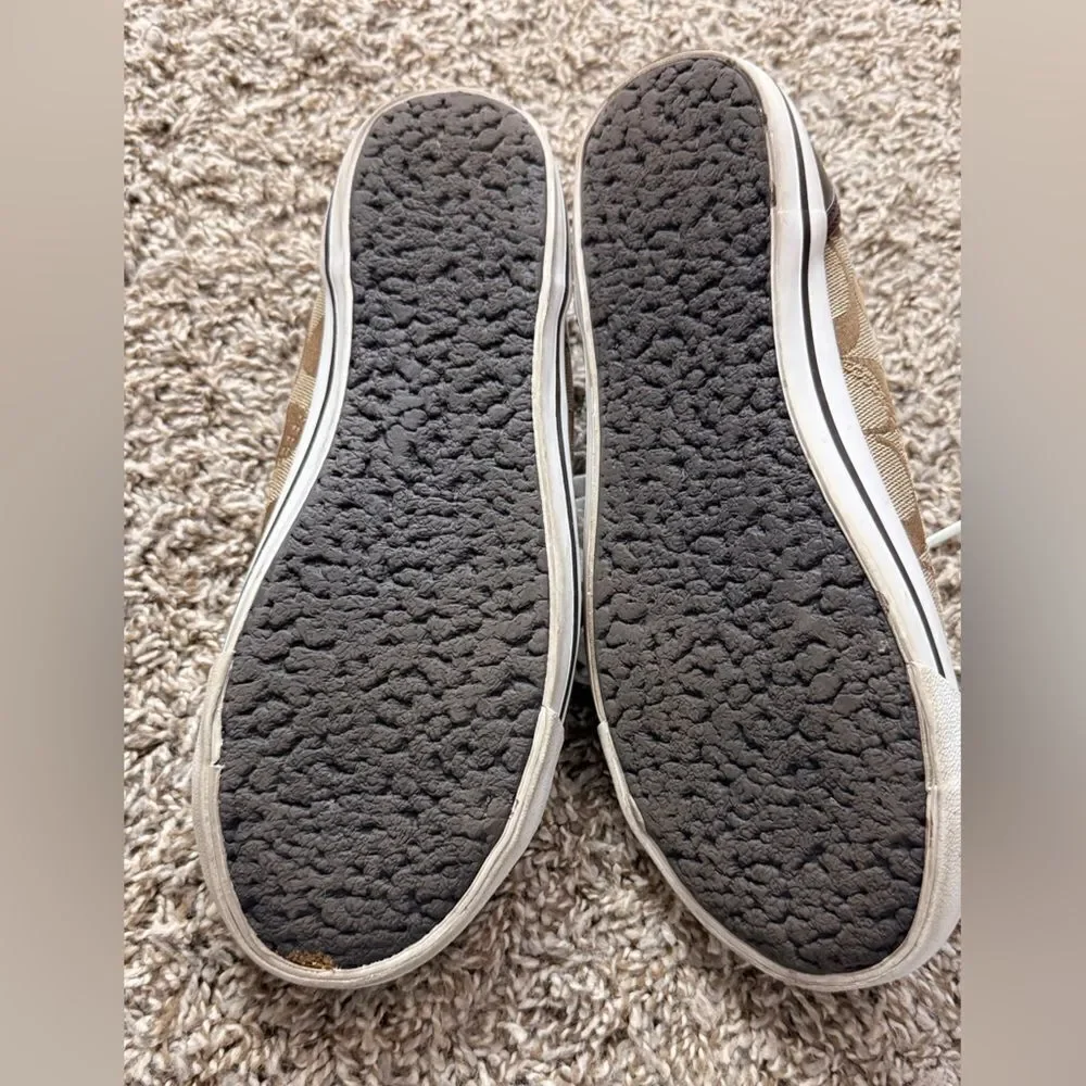 Coach Francesca Brown Monogrammed Sneakers